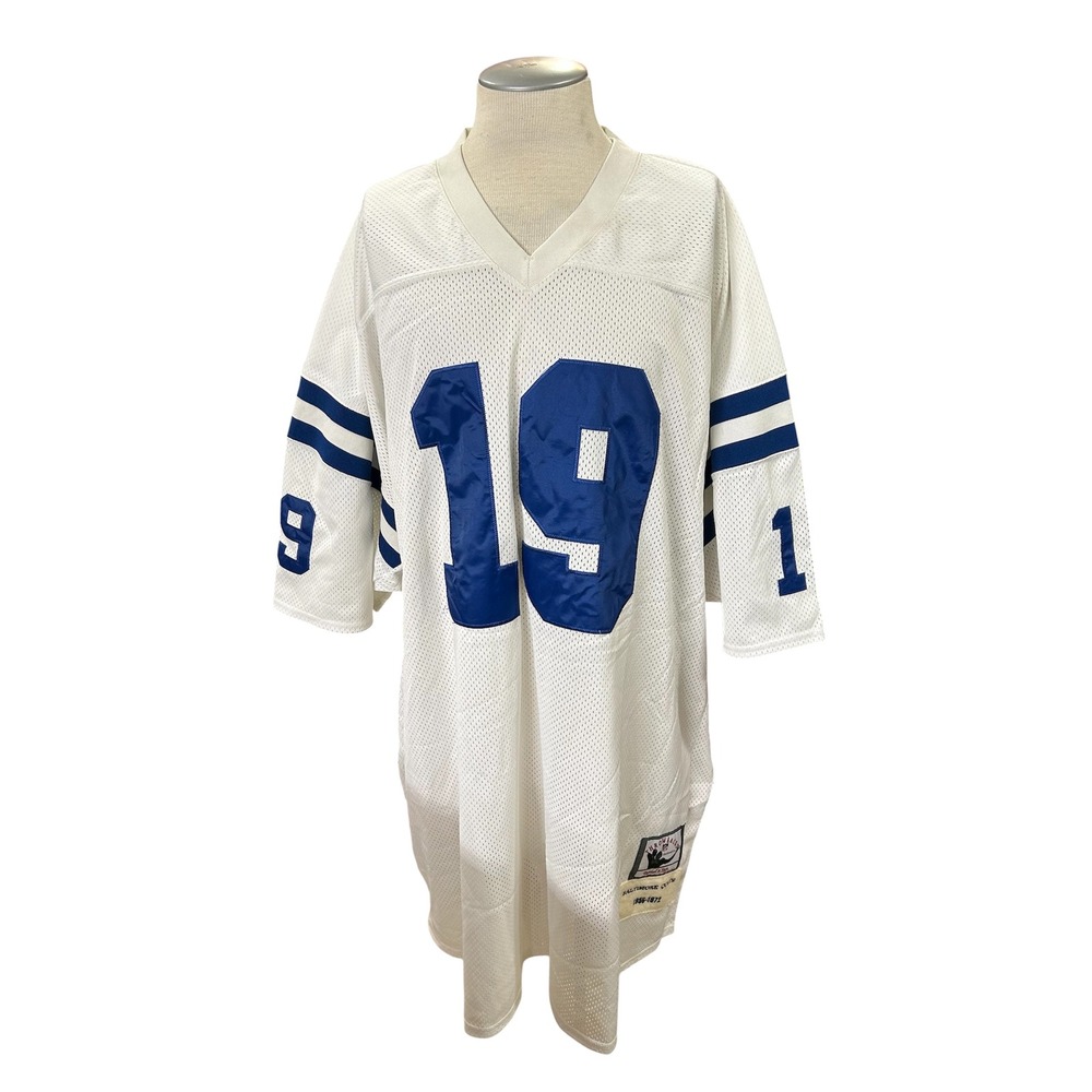 Mitchell & Ness Mens Jersey Unitas Johnny 19 Throwback Size 58 Baltimore Colts